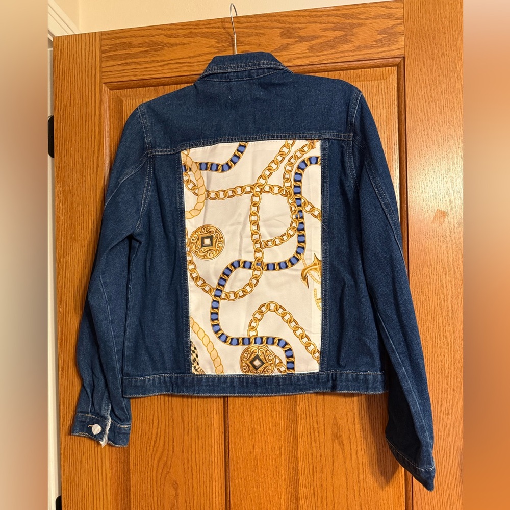 Brit.NY Jean Denim Jacket size XLarge NWT